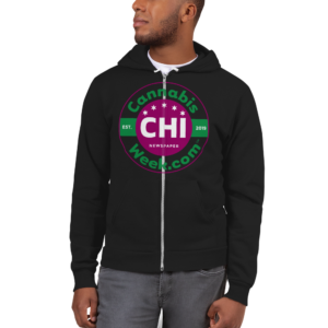 Get my sporty CHI Cannabis Week™ hoodie with a soft inside.